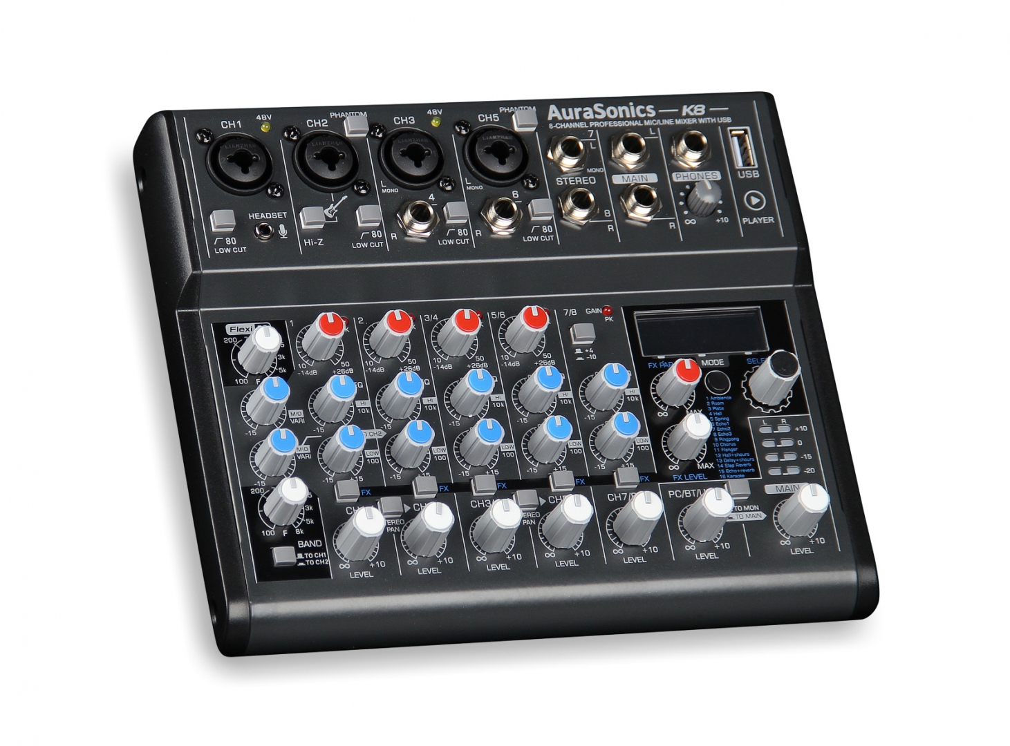 AuraSonics K8 компактный микшерный пульт в Магаданской области