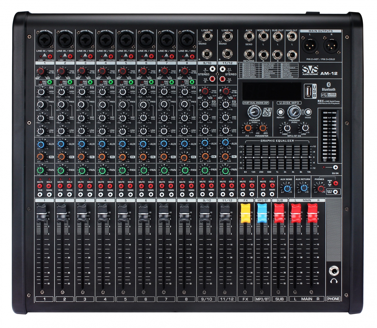 SVS Audiotechnik mixers AM-12 Микшерный пульт аналоговый, 12-канальный в Магаданской области
