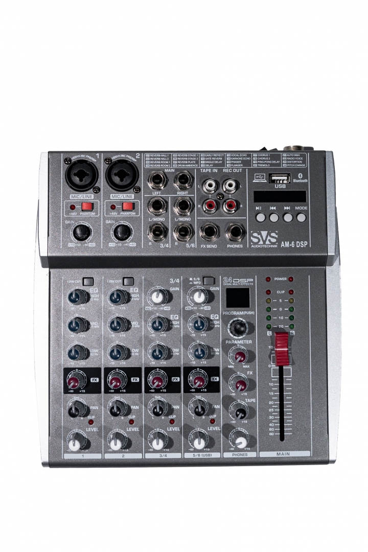SVS Audiotechnik mixers AM-6 DSP Микшерный пульт аналоговый, 6-канальный SVS Audiotechnik mixers в Магаданской области